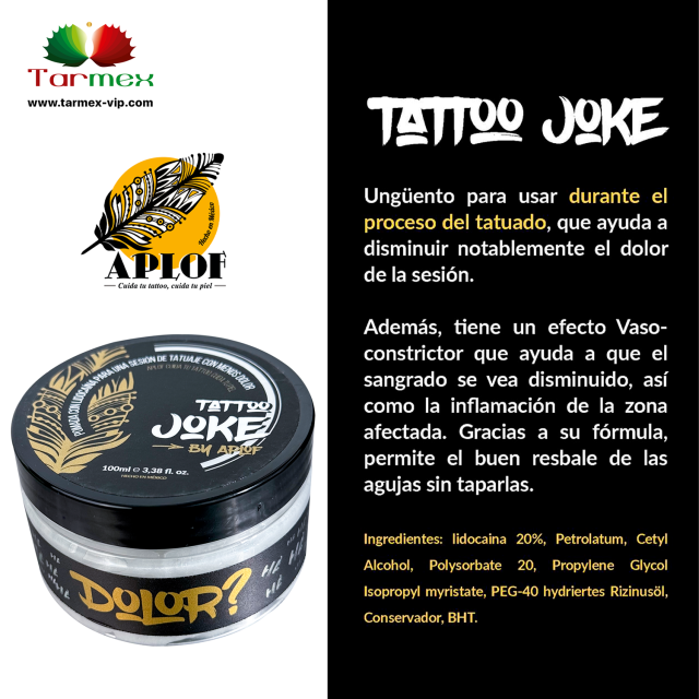 Pomada con Lidocaína - Joke Aplof