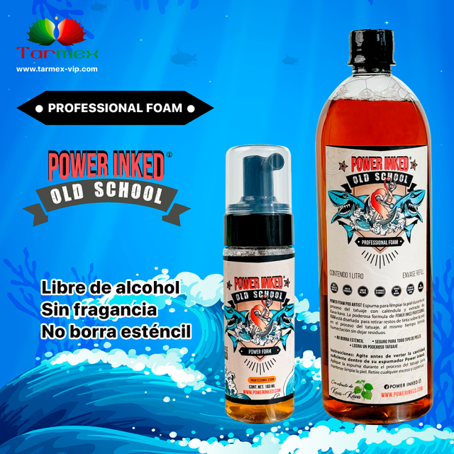 Profesional Foam Power Inked old school