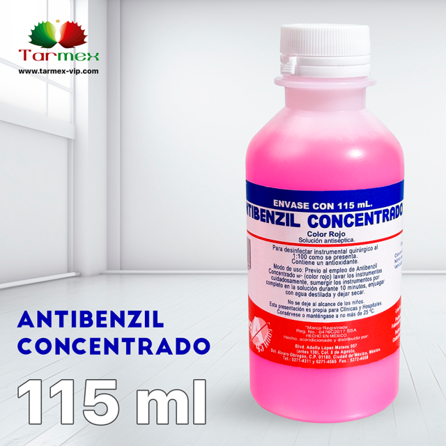 Jabón Desinfectante Antibenzil Concentrado Rojo