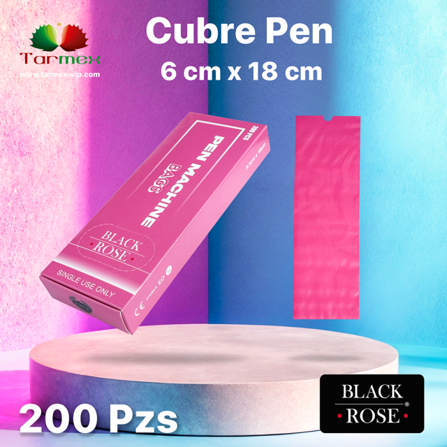 Cubre Pen Negro Black Rose