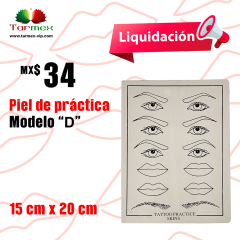 Piel de práctica modelo D