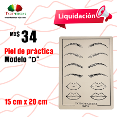 Piel de práctica modelo D