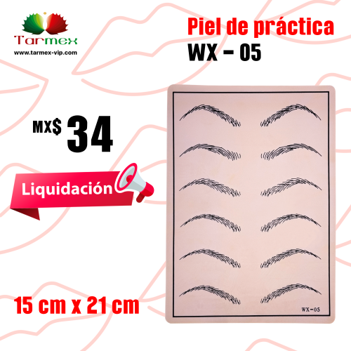 Piel de práctica Ceja Labio WX - 05