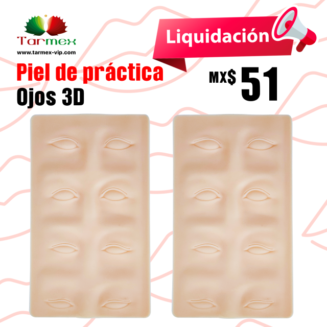 Piel de práctica Ojos 3D