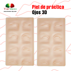 Piel de práctica Ojos 3D