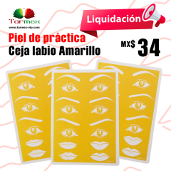 Piel Ceja Labios Amarillo
