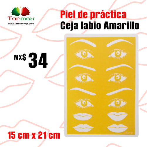 Piel Ceja Labios Amarillo