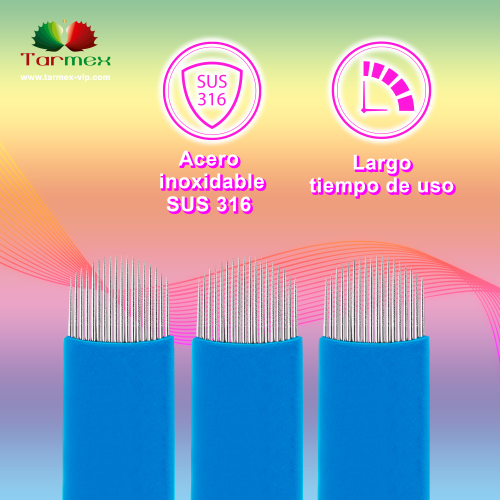 Agujas para inductor manual (azul)