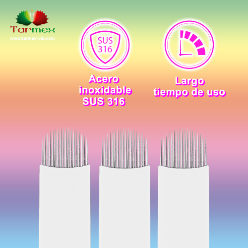 Agujas para inductor manual (blanco)