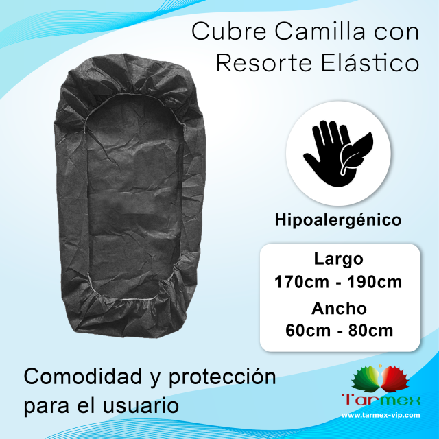 Cubre Camilla con Resorte Elástico