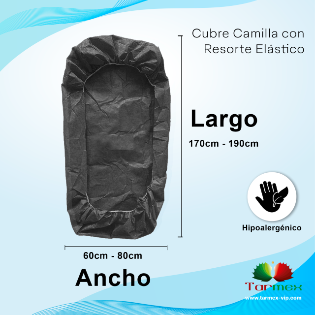 Cubre Camilla con Resorte Elástico