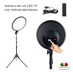 Lámpara redonda de luz LED 14"