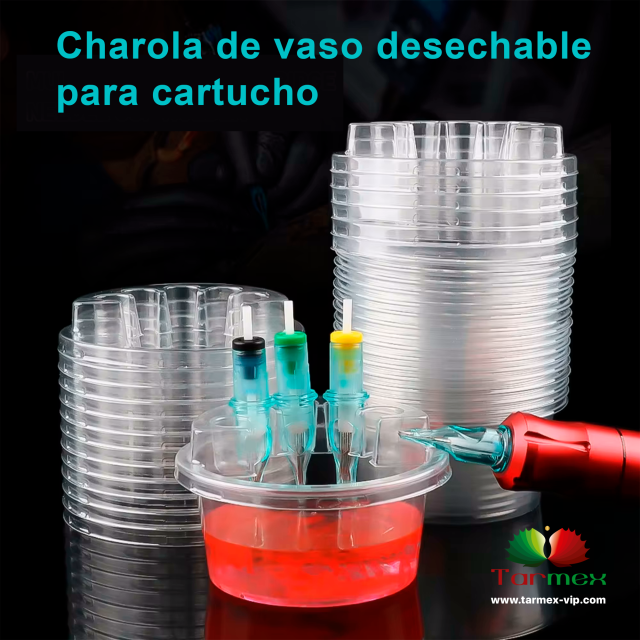 Charola de Vaso Desechable para Cartucho