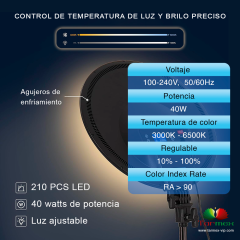Lámpara de panel de Luz LED 14"