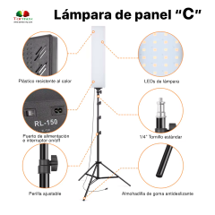 Lámpara de Panel de Luz LED "C"