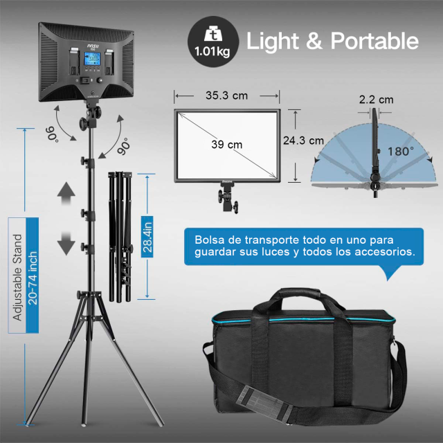 Lámpara de Panel de Luz LED "A" PRO