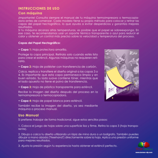 Papel Hectográfico Ztencil 2 en 1