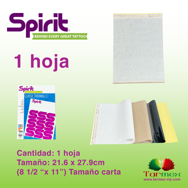 Papel Hectográfico para Termocopiadora Spirit