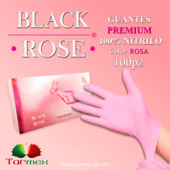 Guantes  Nitrilo Color Rosa