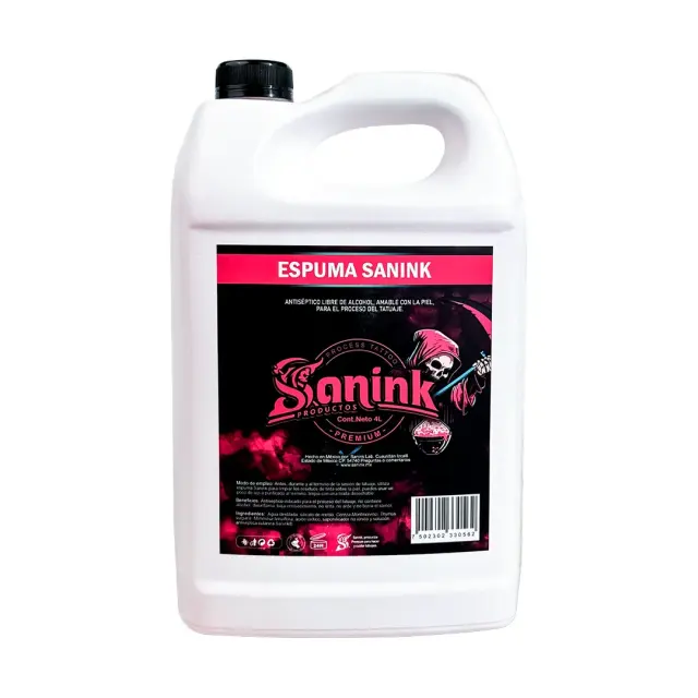 Espuma Antiséptica Rosa Sanink