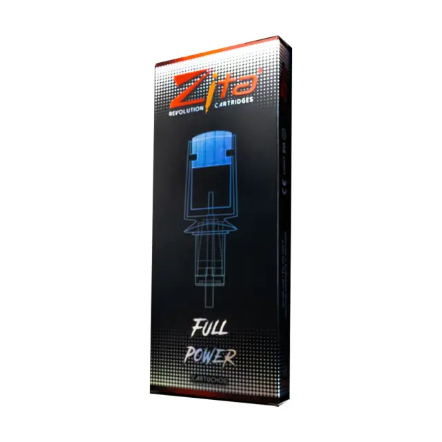 Cartucho Zita FULL POWER M1 – ¡ NUEVAS MEDIDAS 123 y 143 ! para cubrir grandes superficies en menos tiempo, Acero 316 Grado Médico, Sistema Antigiro y Membrana de Silicón de Alta Seguridad