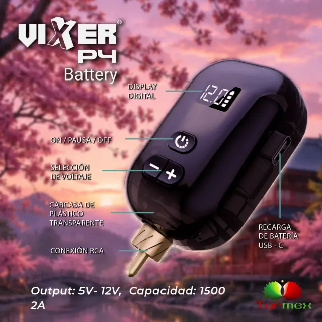 Pila VIXER P4 ¡PROXIMAMENTE!