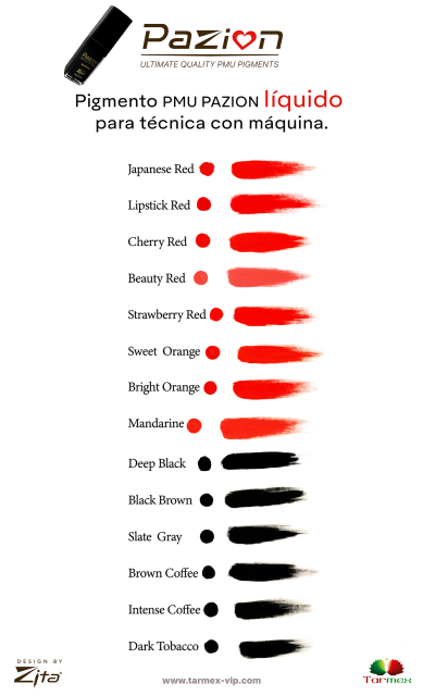 Pigmento PMU Pazion – Lipstick Red