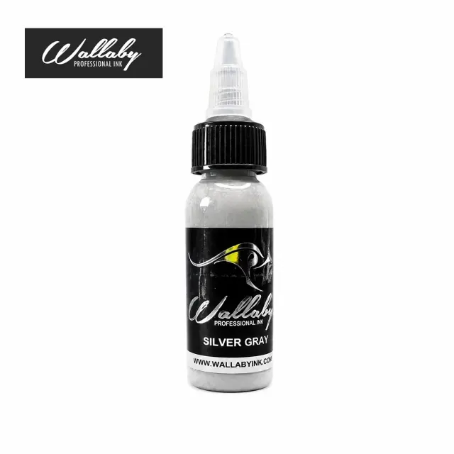 SILVER GRAY Wallaby Ink 1 oz
