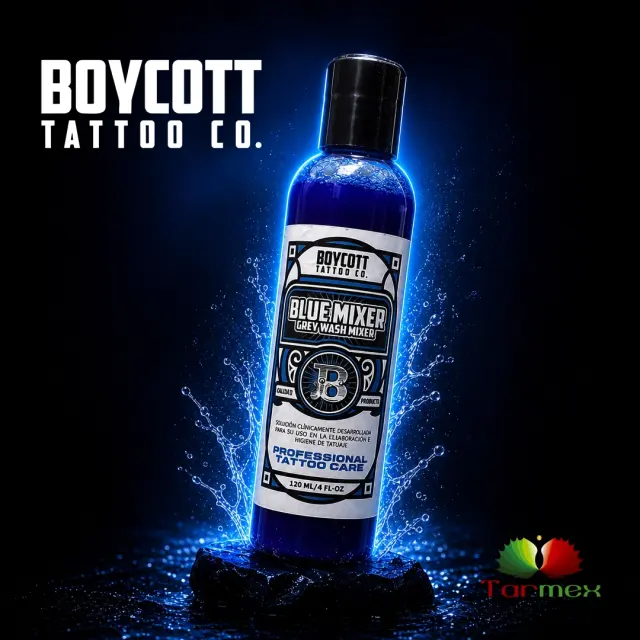 Blue Mixer Grey Wash Mixer Boycott