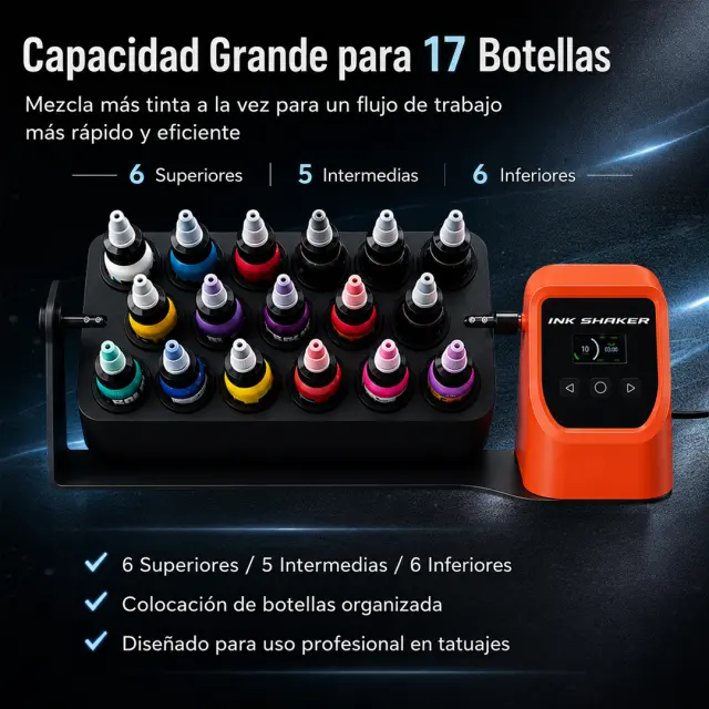 Mezclador de Tintas 17 Botellas Ink Shaker