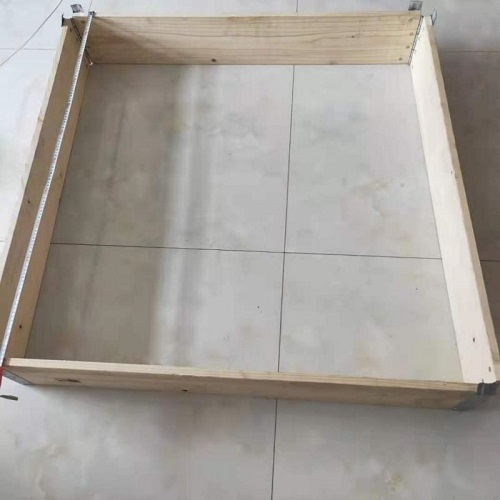 wooden pallet collar for folding box warehouse equipment