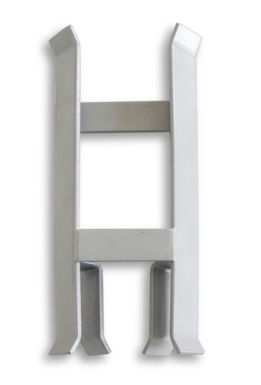 Metallic support frame for wooden case