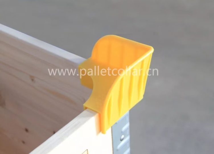 parts of the pallet collars plastic stacking corners