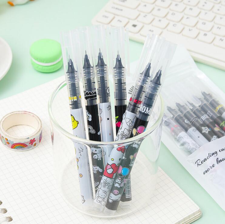 48 pcs= $21.8  Gel pen 0.5mm Black ink