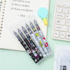 48 pcs= $21.8  Gel pen 0.5mm Black ink