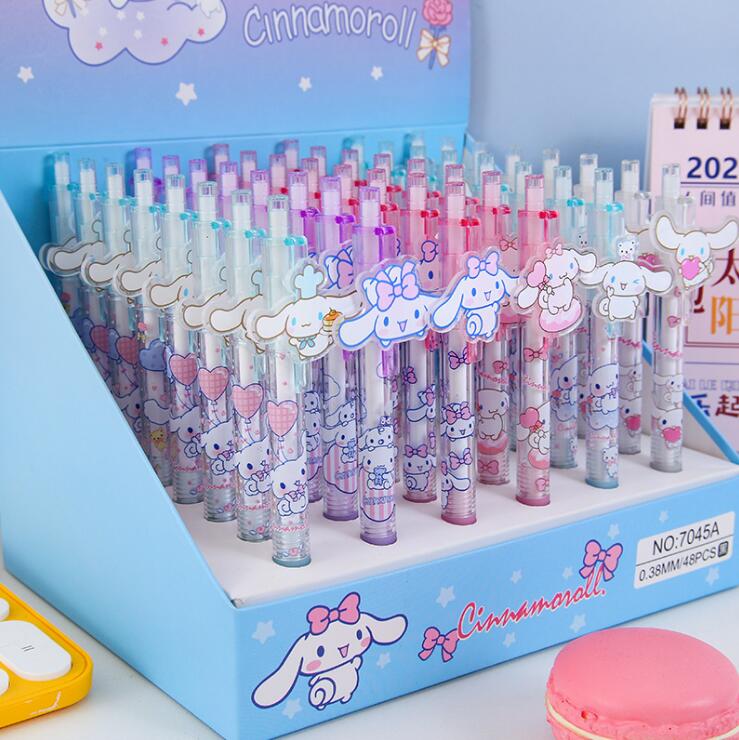 48 pcs= $26.5  Gel pen 0.5mm Black ink