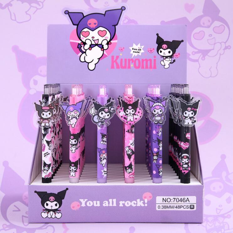 48 pcs= $26.5  Gel pen 0.5mm Black ink