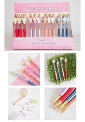 48 pcs= $39.8  Metal Ballpoint pen 0.7mm Blue ink