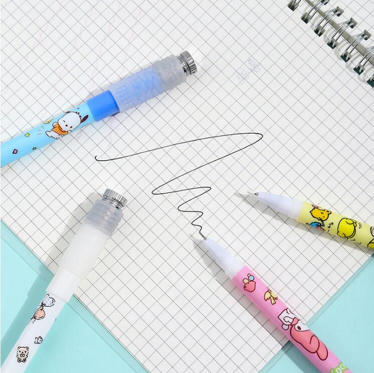 24 pcs= $26.5  Gel pen 0.5mm Black ink