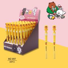 24 pcs= $29.6  Gel pen 0.5mm Black ink