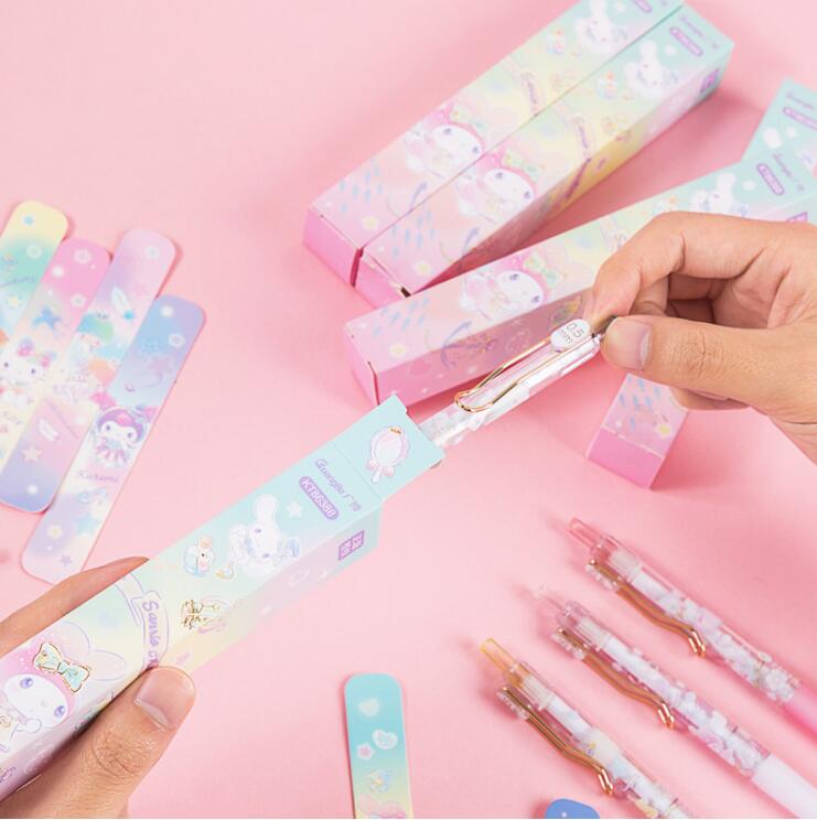 24 pcs= $23.8  Gel pen 0.5mm Black ink