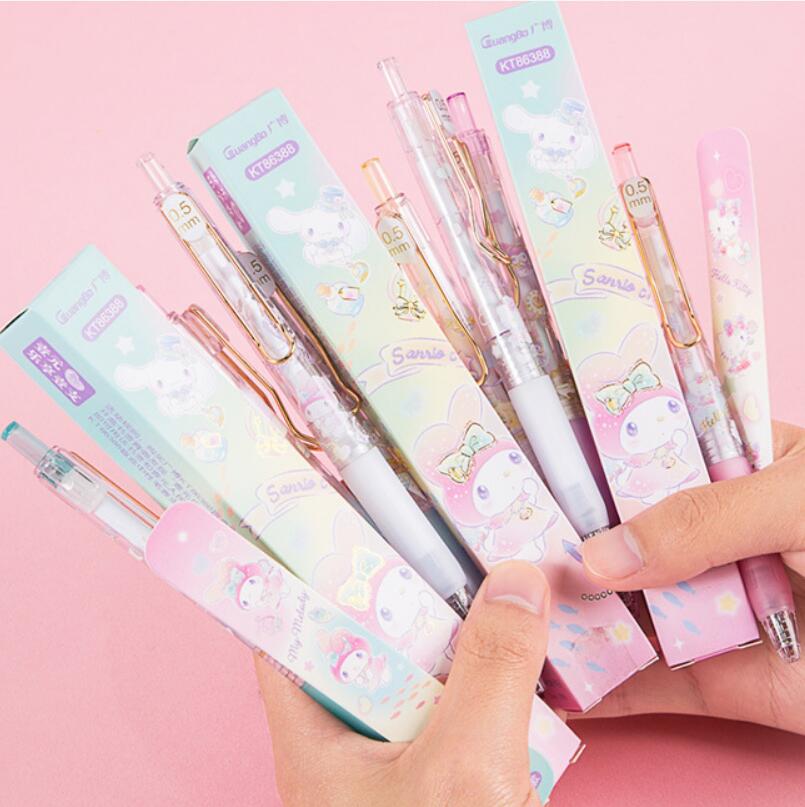 24 pcs= $23.8  Gel pen 0.5mm Black ink