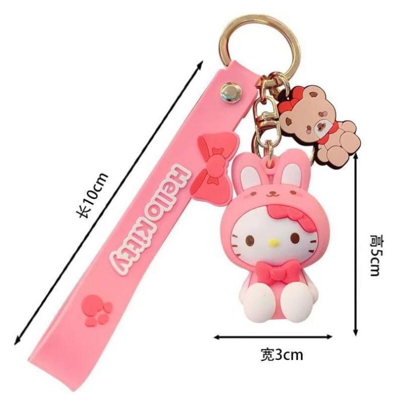 10 pcs=$25.6 Keychain Can choose design