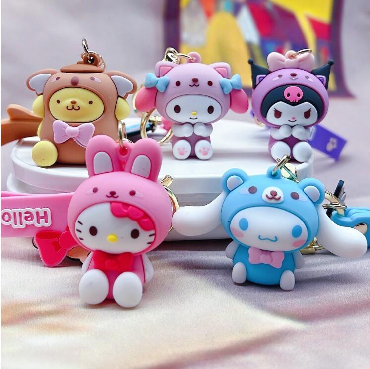 10 pcs=$25.6 Keychain Can choose design