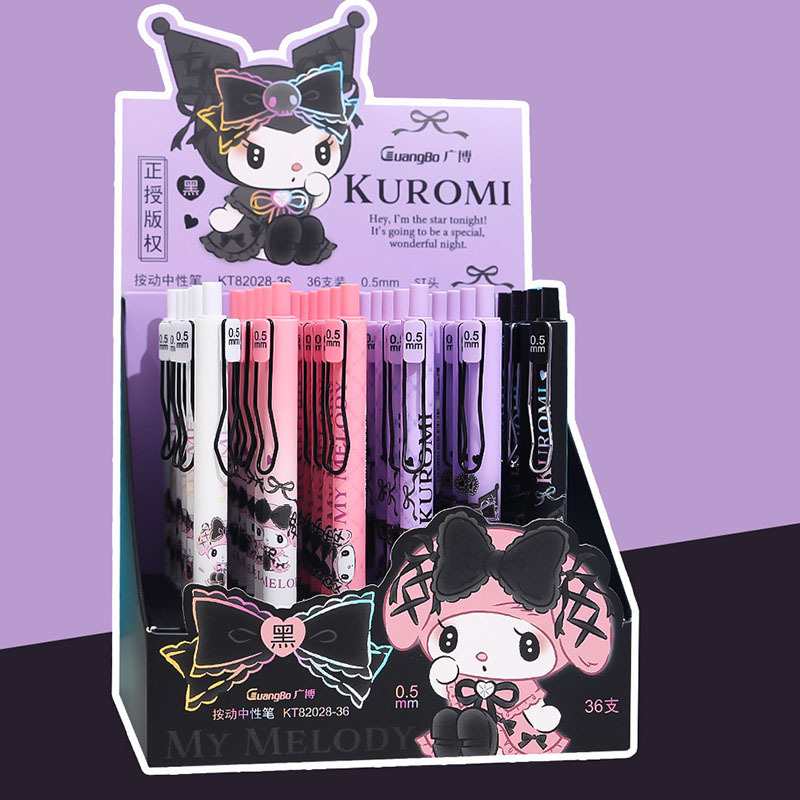 36 pcs=$35.6 Gel pen 0.5mm Black ink