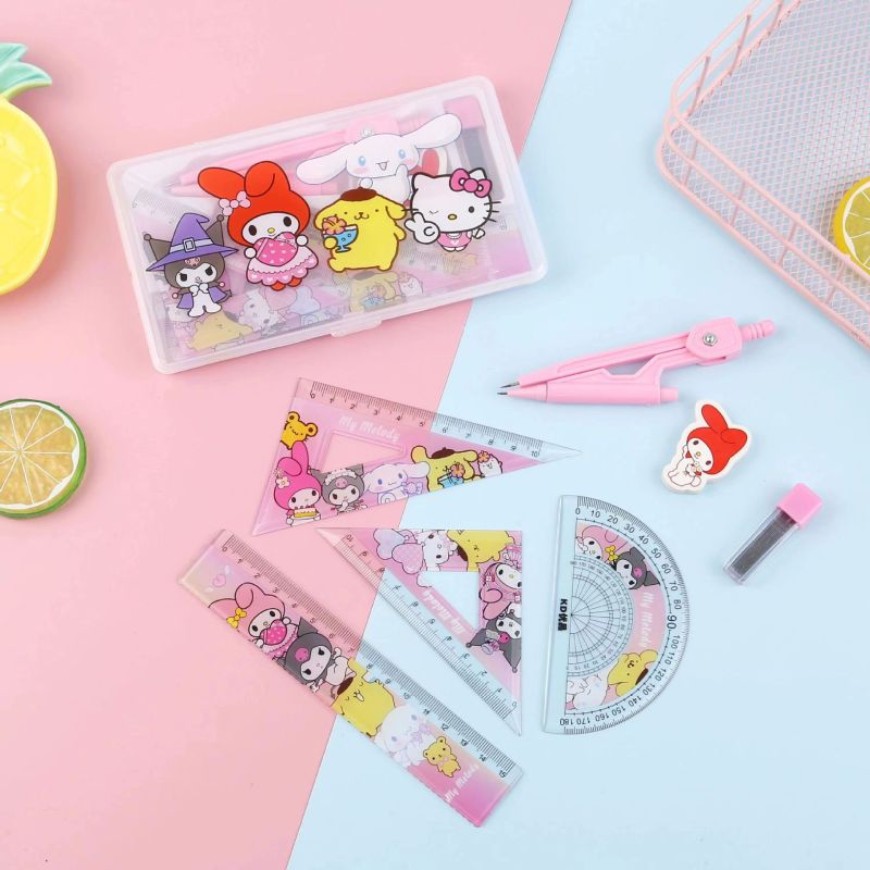 Ruler set 17.8*9.8*1.5cm