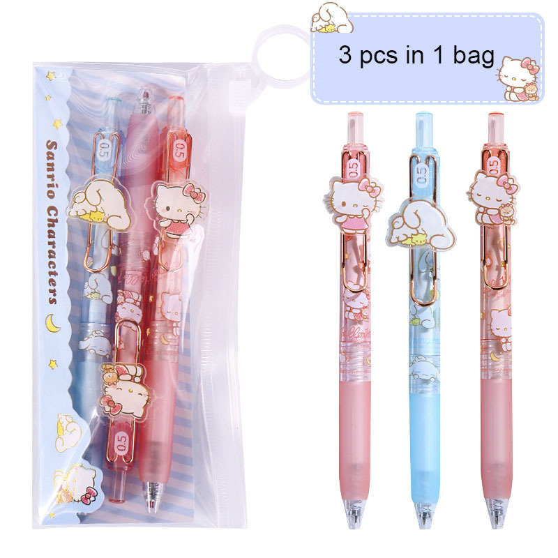 24 pcs=$33.4 Gel pen 0.5mm Black ink