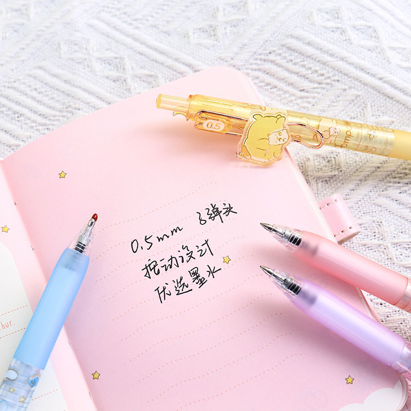 24 pcs=$33.4 Gel pen 0.5mm Black ink