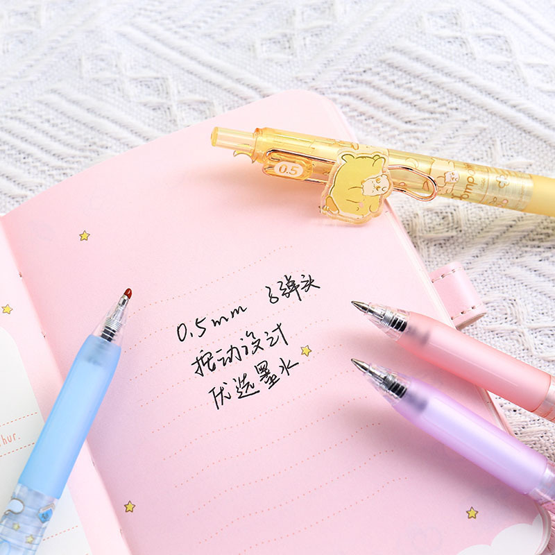 24 pcs=$33.4 Gel pen 0.5mm Black ink