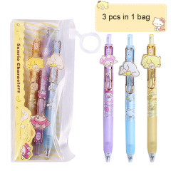 24 pcs=$33.4 Gel pen 0.5mm Black ink